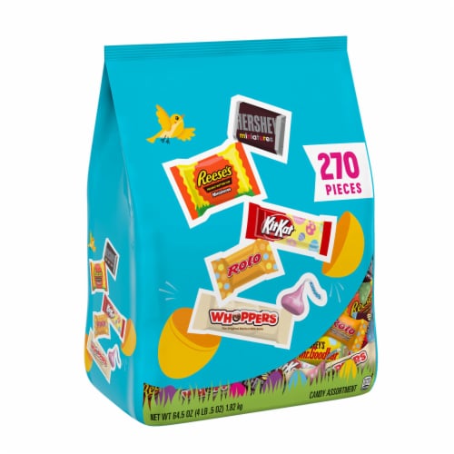 Hershey Assorted Flavored Easter Candy Bulk Bag Perspective: back