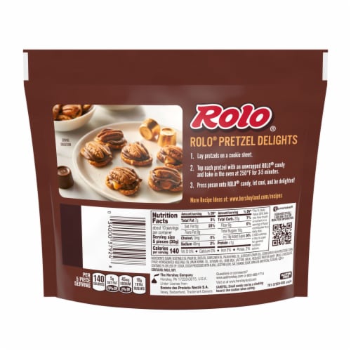 ROLO® Rich Chocolate Caramels Candy Share Pack Perspective: back