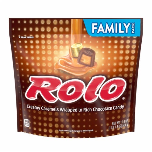 ROLO® Rich Chocolate Caramels Candy Family Pack Perspective: back