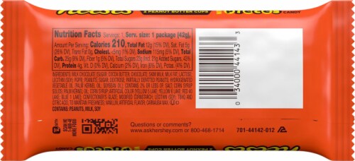 Reese's Stuffed with Pieces Peanut Butter Cups Perspective: back