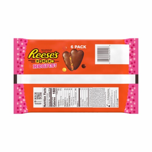 Reese's Pieces Peanut Butter Hearts Perspective: back