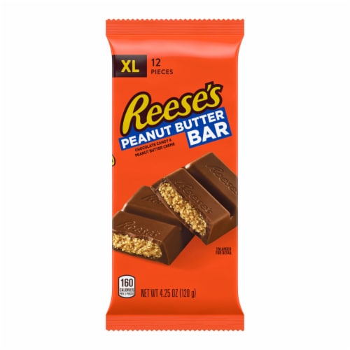 REESE'S Milk Chocolate filled with REESE'S Peanut Butter XL Candy Perspective: back