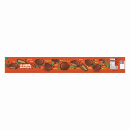 REESE'S Milk Chocolate Peanut Butter Cups Candy Christmas Packs Perspective: back