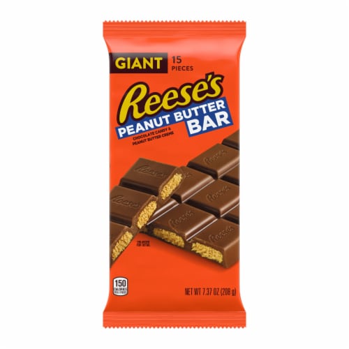 REESE'S Milk Chocolate Peanut Butter Giant Candy Bar Perspective: back