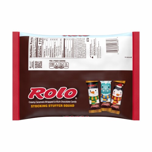Rolo Stocking Stuffer Squad Creamy Caramel Chocolate Candy Perspective: back
