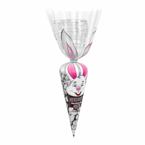 HERSHEY'S HERSHEY-ETS Candy Coated Milk Chocolate Easter Candy Bag Perspective: back