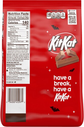 Kit Kat® Snack Size Chocolate Candy Bag Perspective: back