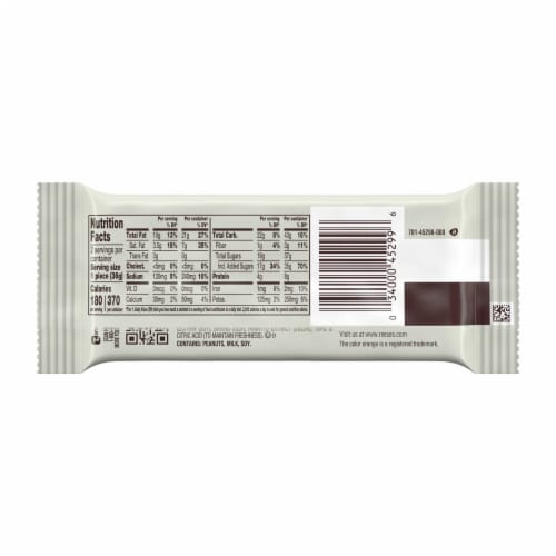 REESE'S Big Cup Sugar Cookie Milk Chocolate King Size Peanut Butter Cups Christmas Candy Pack Perspective: back