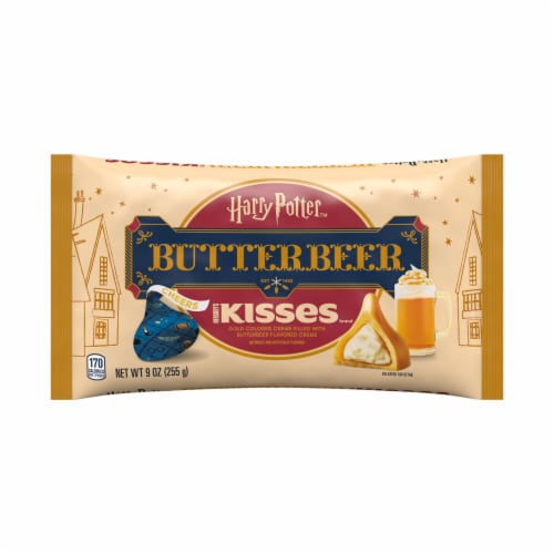 HERSHEY'S KISSES Butterbeer Flavored Easter Candy Bag Perspective: back
