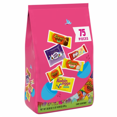 Hershey Assorted Flavored Easter Candy Bulk Bag Perspective: back