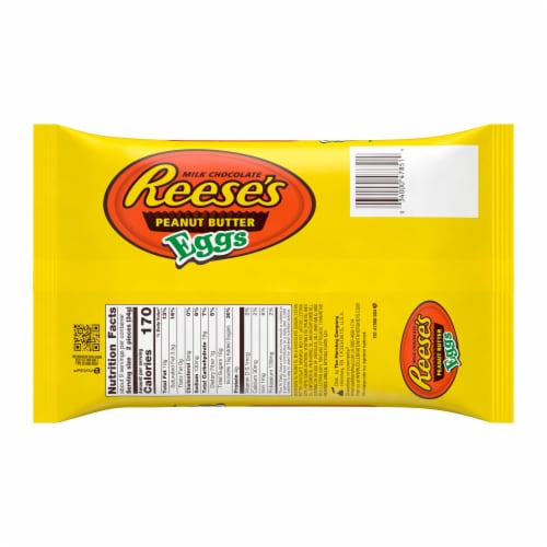 Reese's Milk Chocolate Peanut Butter Eggs Perspective: back