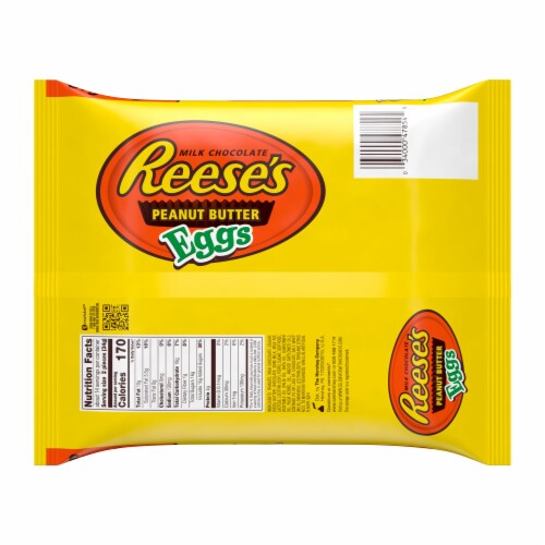 Reese's Milk Chocolate Peanut Butter Eggs Big Bag Perspective: back