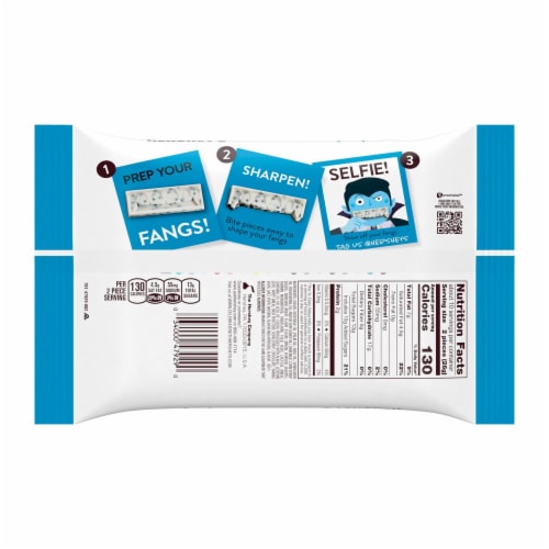Hershey's Cookies 'N’ Creme Fangs Snack Size Candy Bars Perspective: back
