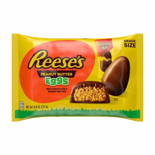 REESE'S Milk Chocolate and Peanut Butter Eggs Easter Candy Bag Perspective: back