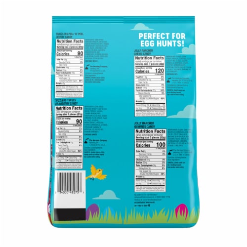 TWIZZLERS and JOLLY RANCHER Fruit Flavored Easter Candy Bulk Bag Perspective: back