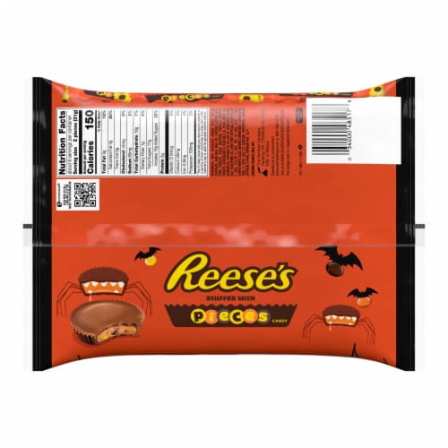 Reese's Peanut Butter Cups Stuffed With Pieces Candy Snack Size Perspective: back