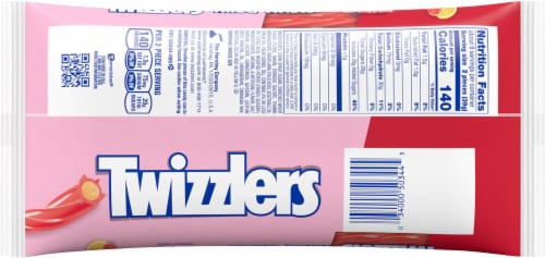 Twizzlers® Pink Lemonade Filled Twists Bag Perspective: back