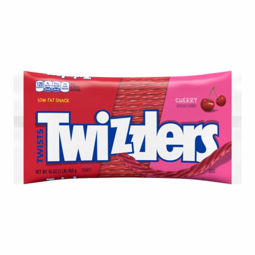 TWIZZLERS Twists Cherry Chewy Candy Bag Perspective: back