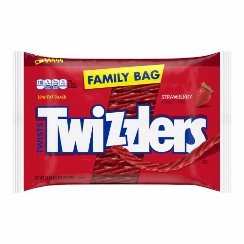 Twizzlers Strawberry Candy Twists Family Bag Perspective: back