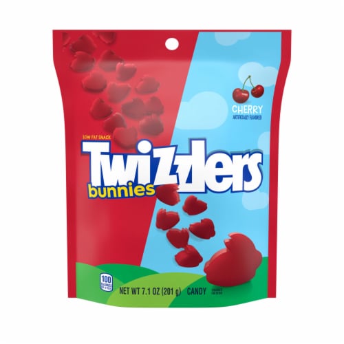 TWIZZLERS Cherry Bunnies Easter Candy Bag Perspective: back