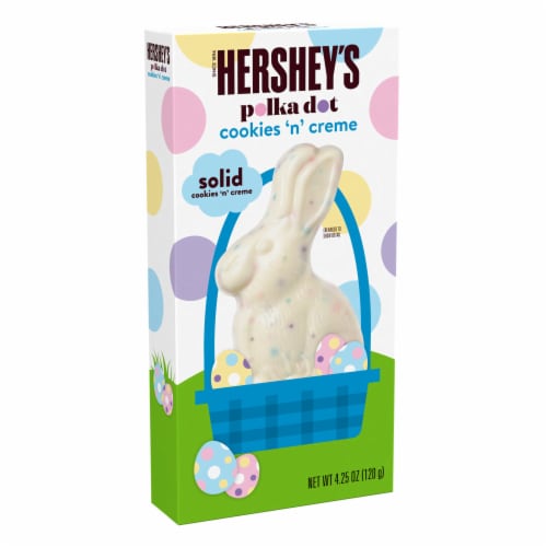 HERSHEY'S COOKIES 'N' CREME Bunny Easter Candy Gift Box Perspective: back