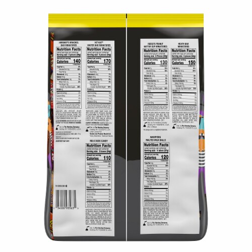 Hershey's Halloween Chocolate Assortment 170 Count Perspective: back