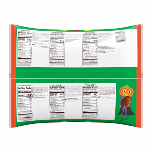 Hershey All-Time Greats Snack Size Halloween Candy Assortment Perspective: back