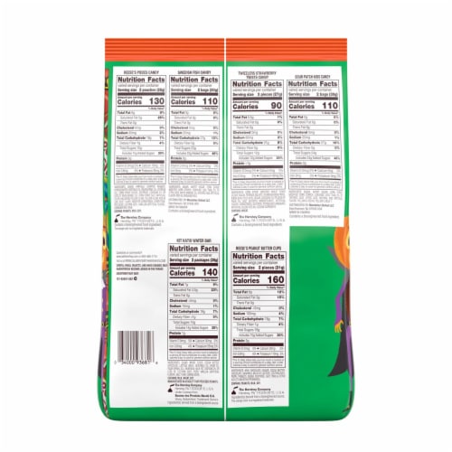 Hershey All-Time Greats Snack Size Halloween Candy Assortment Perspective: back