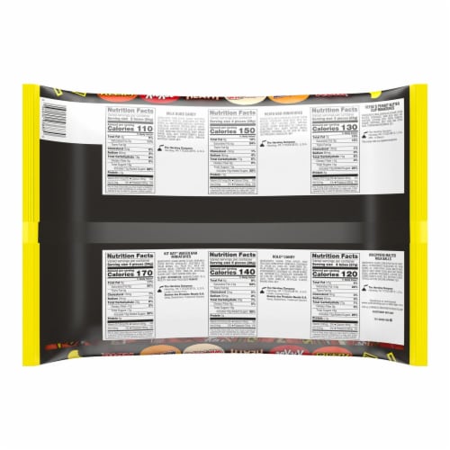 Hershey Halloween Chocolate Candy Assortment Perspective: back