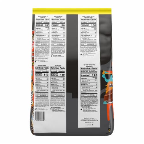 Hershey's Miniatures Halloween Candy Assortment Perspective: back
