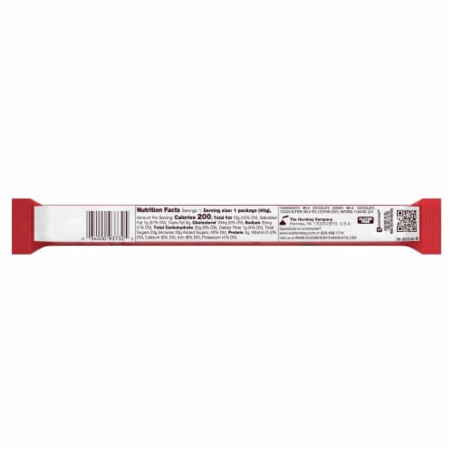 HERSHEY'S KISSES Milk Chocolate Christmas Candy Pack Perspective: back