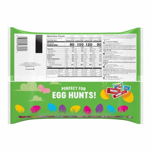 TWIZZLERS and JOLLY RANCHER Fruit Flavored Assortment Treats Easter Candy Variety Bag Perspective: back