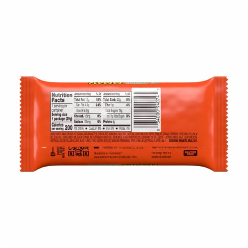 REESE'S Franken-Cup Milk Chocolate Peanut Butter with Green Creme Cups Candy Halloween Pack Perspective: back