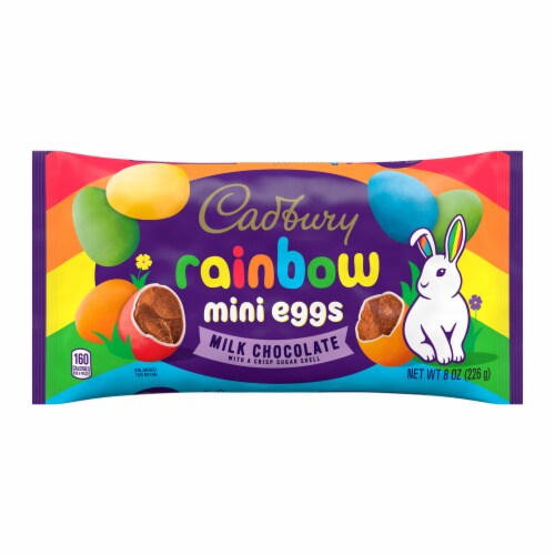 CADBURY MINI EGGS Milk Chocolate Rainbow Easter Candy Bag Perspective: back