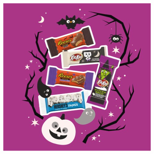 Hershey's Halloween Lover's Assorted Candy Perspective: back