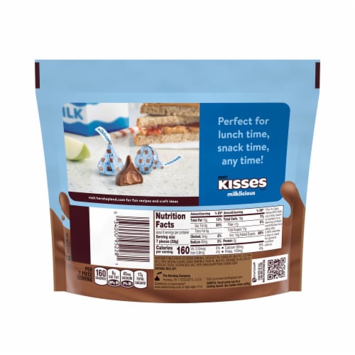 HERSHEY'S KISSES Milklicious Milk Chocolate Candy Perspective: back