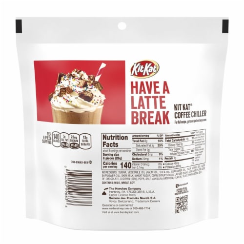 KIT KAT® Minis Unwrapped White Creme Wafer Candy Perspective: back