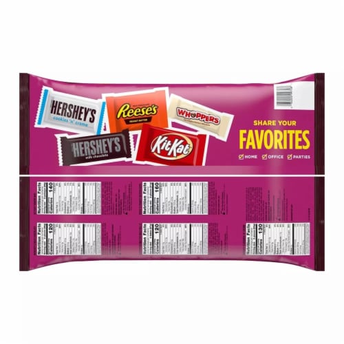 Hershey Factory Favorites Chocolate and Creme Assortment, 68.7 Ounce (155 Piece) Perspective: back