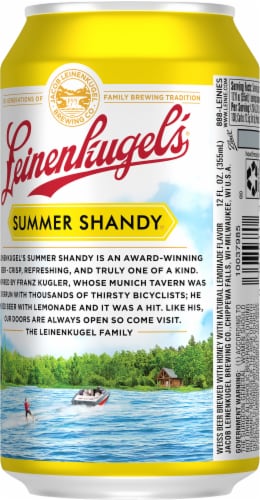 Leinenkugel's Summer Shandy Lemon Weiss Beer Perspective: back