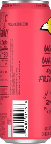 Happy Thursday™ Spike Strawberry Refresher Can Perspective: back