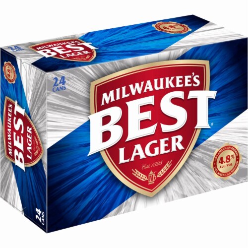 Milwaukee's Best Premium American Lager Beer 24 Cans Perspective: back