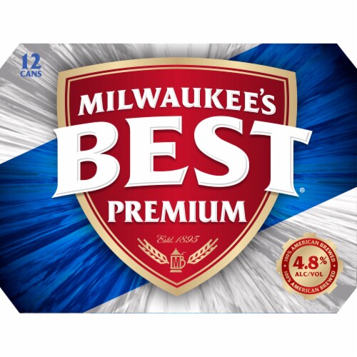 Milwaukee's Best Premium American Lager Beer 12 Cans Perspective: back