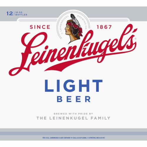 Leinenkugel's Light Lager Beer Perspective: back