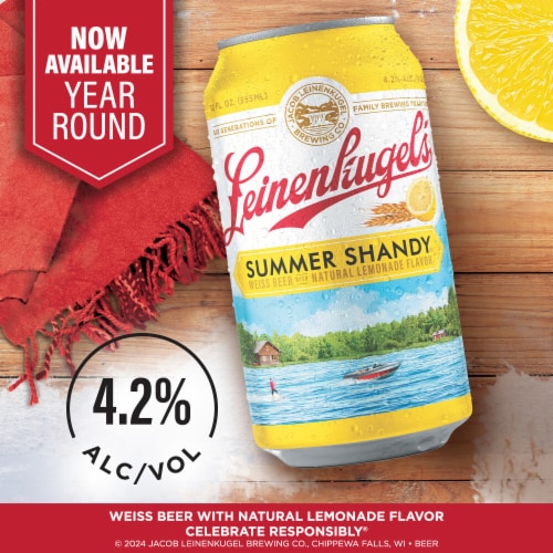 Leinenkugel's Red Lager Craft Beer Perspective: back