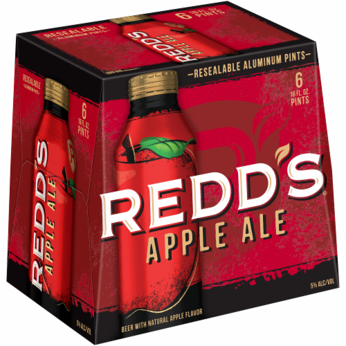 Redd's Apple Ale Beer Perspective: back