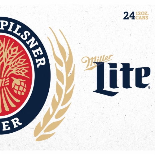Miller Lite American Light Lager Beer Perspective: back