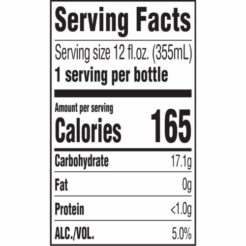 Redd's® Hard Apple Black Cherry Ale Beer Perspective: back