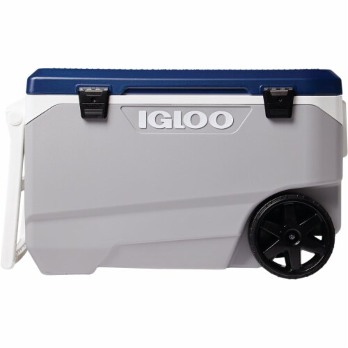 Igloo MaxCold Latitude 90 Qt. 2 Wheeled Cooler Ash Gray Aegean