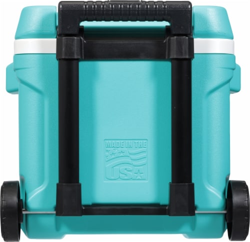 Igloo® 16 Quart Profile II Roller Cooler - Aquatic Teal Perspective: back