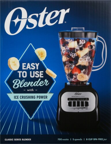 Oster® Classic Series 5-Speed Blender - Black Perspective: back